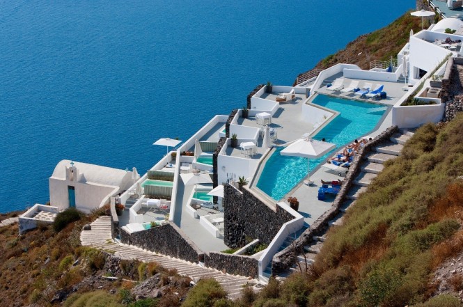 Luxury Grace Hotel in Santorini Islands Excellent for Holiday pictures