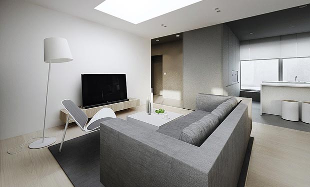 Modern Black and White Interior Home Design pictures