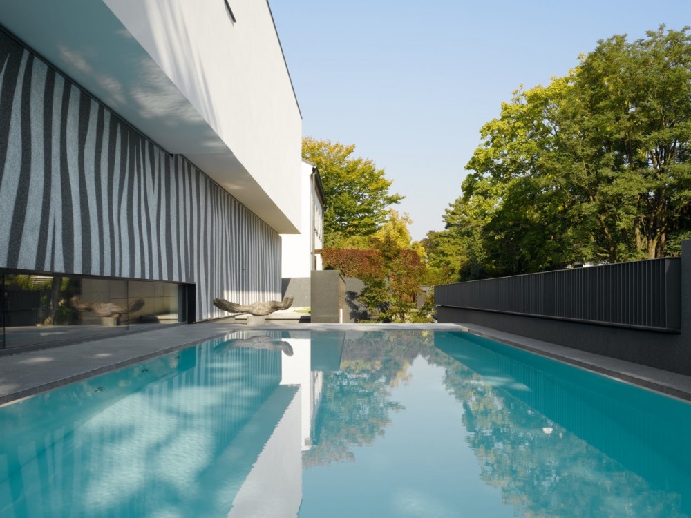 Modern Interior With The Pool Design by Alexander Brenner Architects pictures